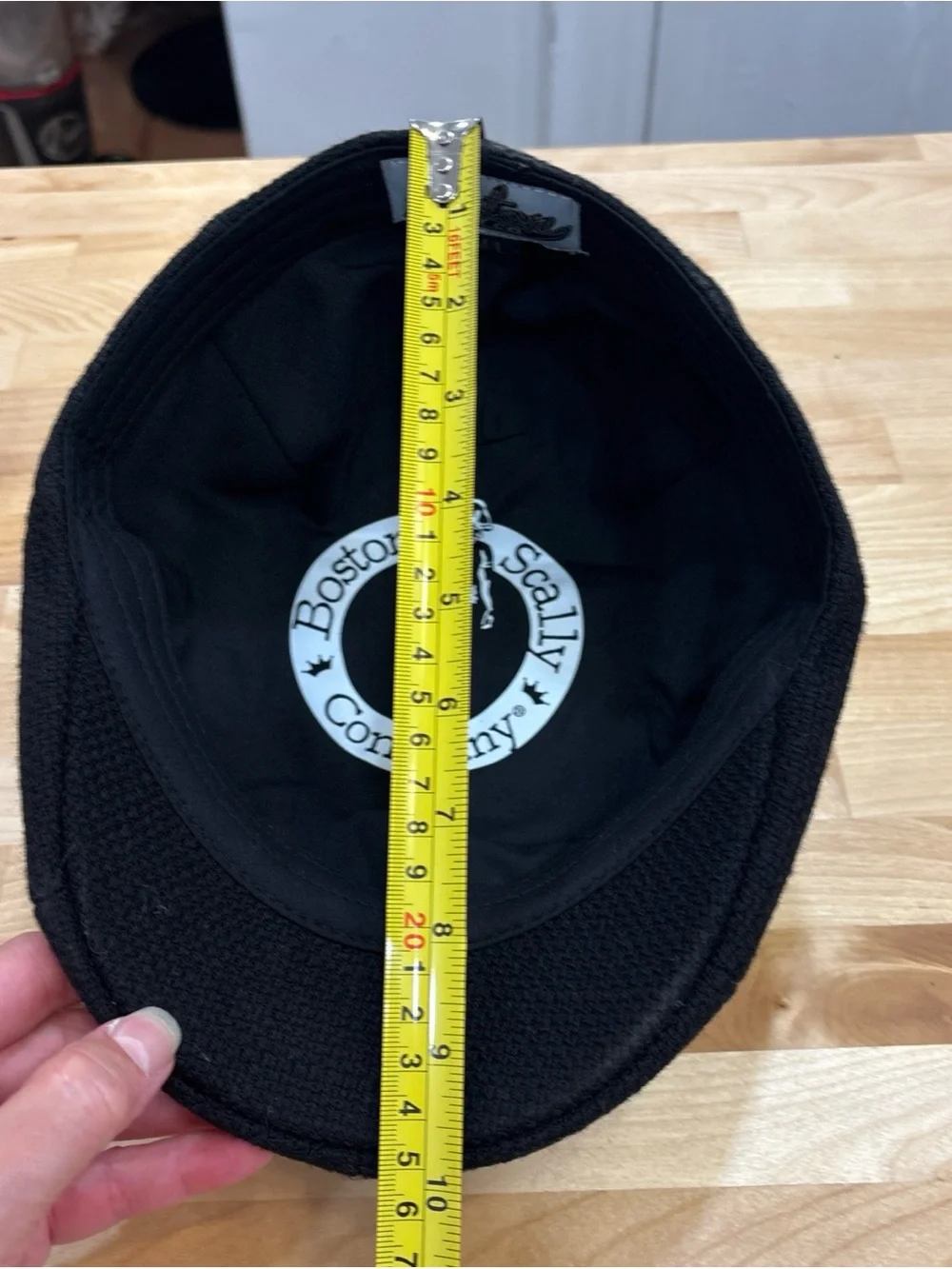 Boston Scally Cap Hat Peaky Collection Gatsby Black Size M/L newsboy pageboy